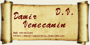 Damir Venečanin vizit kartica